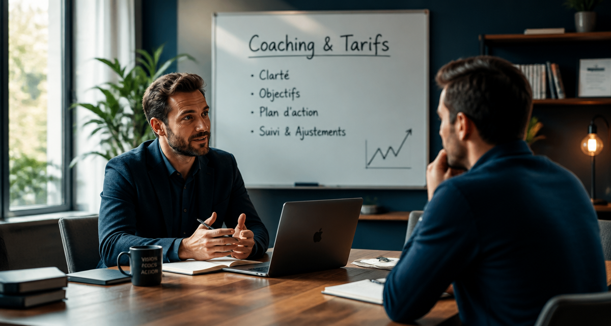 Coach professionnel tarif en bureau moderne