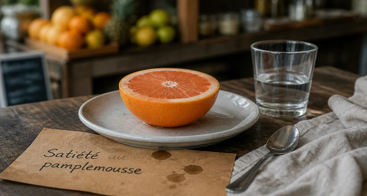 Pamplemousse pour le regime : demi pamplemousse et satiété pour perdre du poids