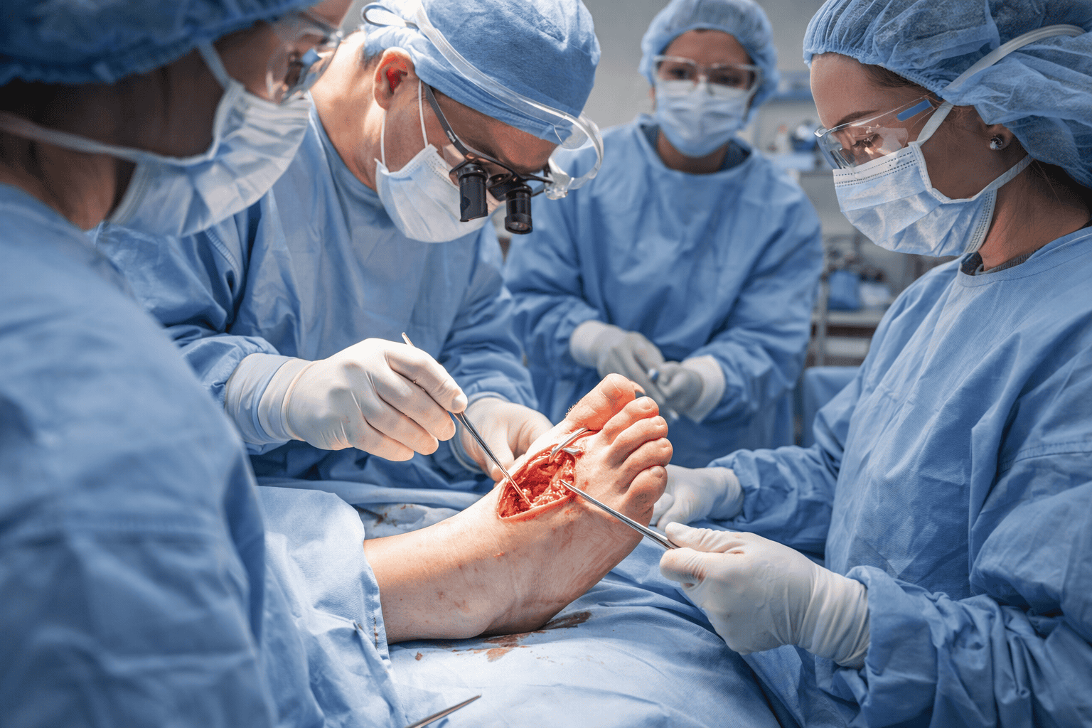 ניתוח כף רגל שטוחה – הסבר כירורגי