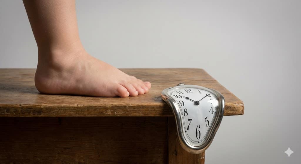 מעקב וגדילת כף הרגל לאורך זמן