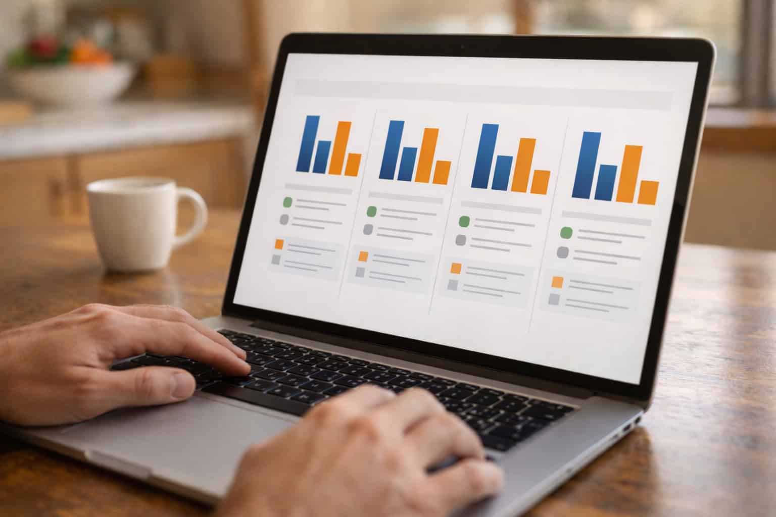 Person comparing Pennsylvania health insurance plans on laptop