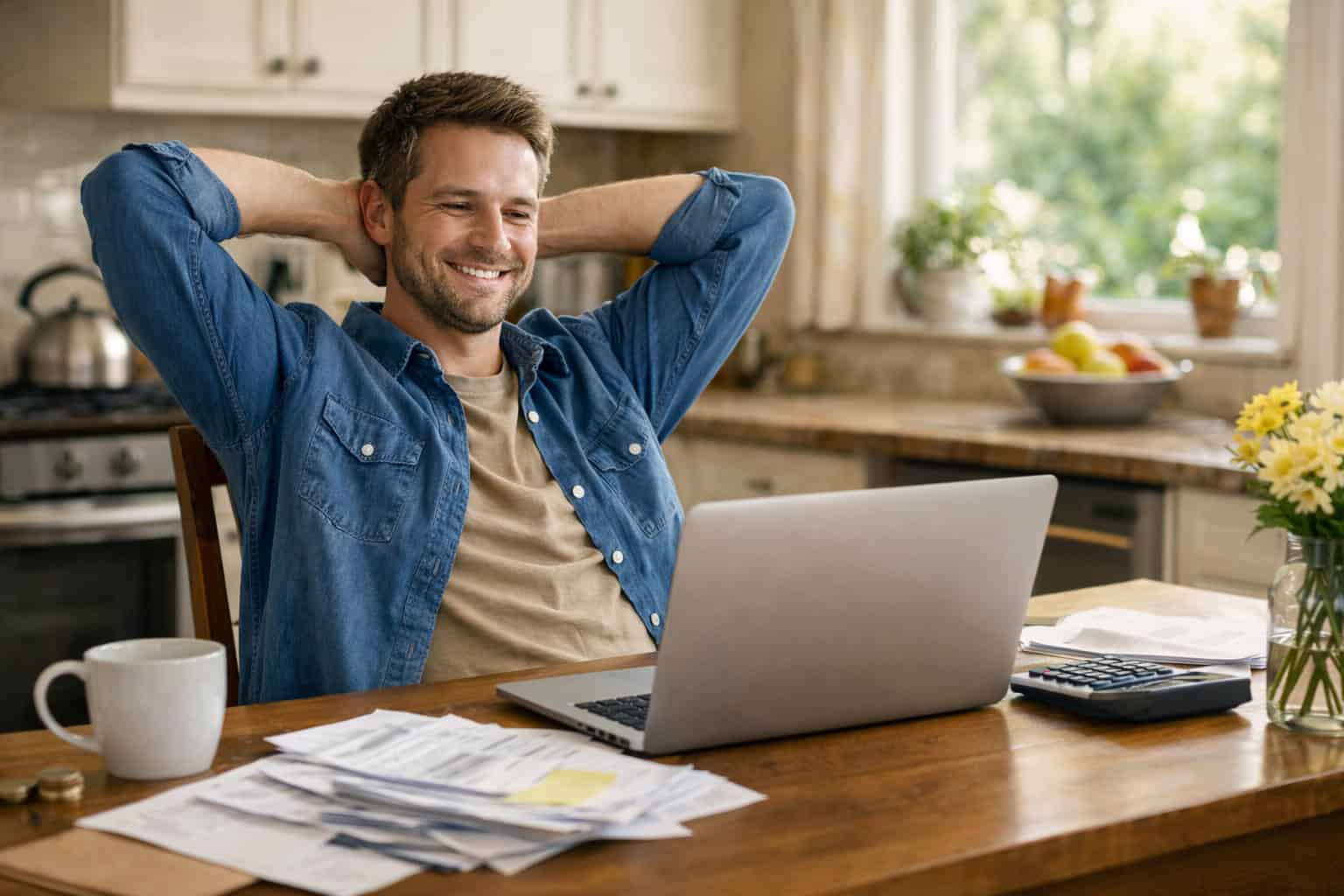 Pennsylvania resident reviewing affordable health insurance options on laptop
