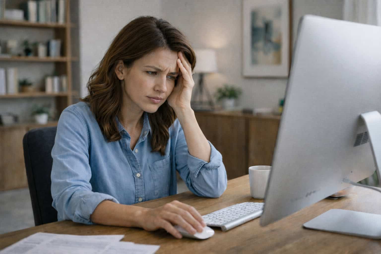Person reviewing individual health insurance options on laptop