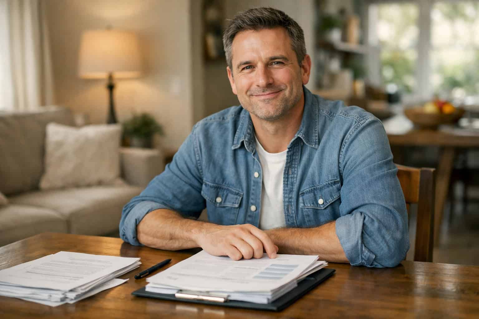 Person confidently making healthcare coverage decision