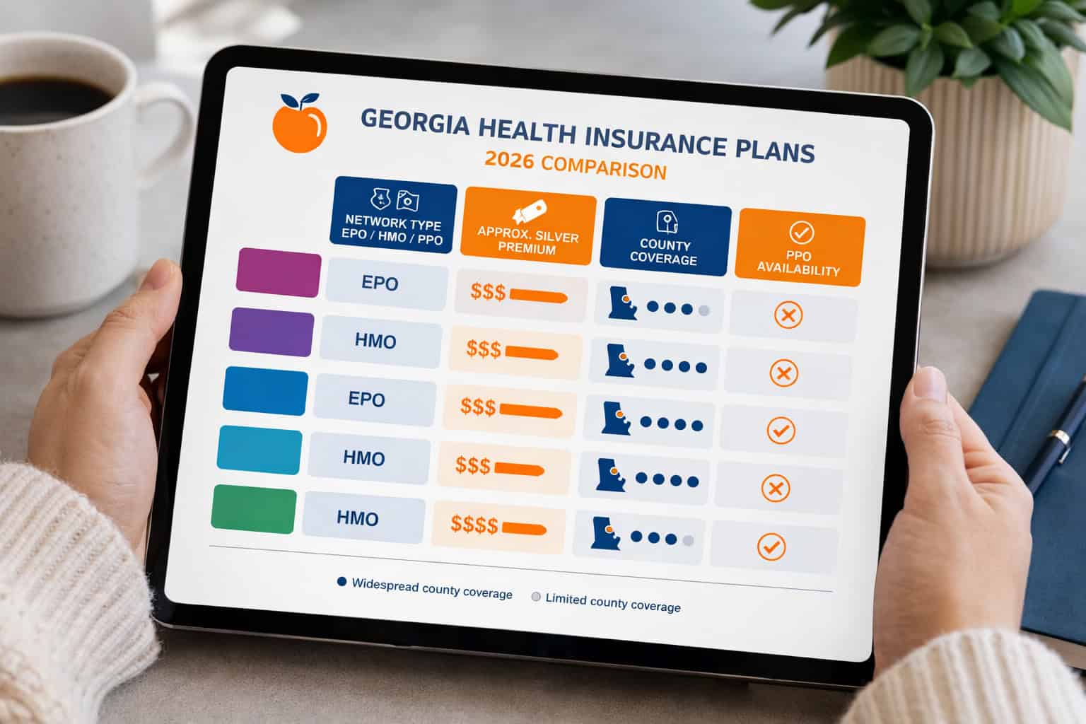 Georgia carrier network comparison statewide 2026