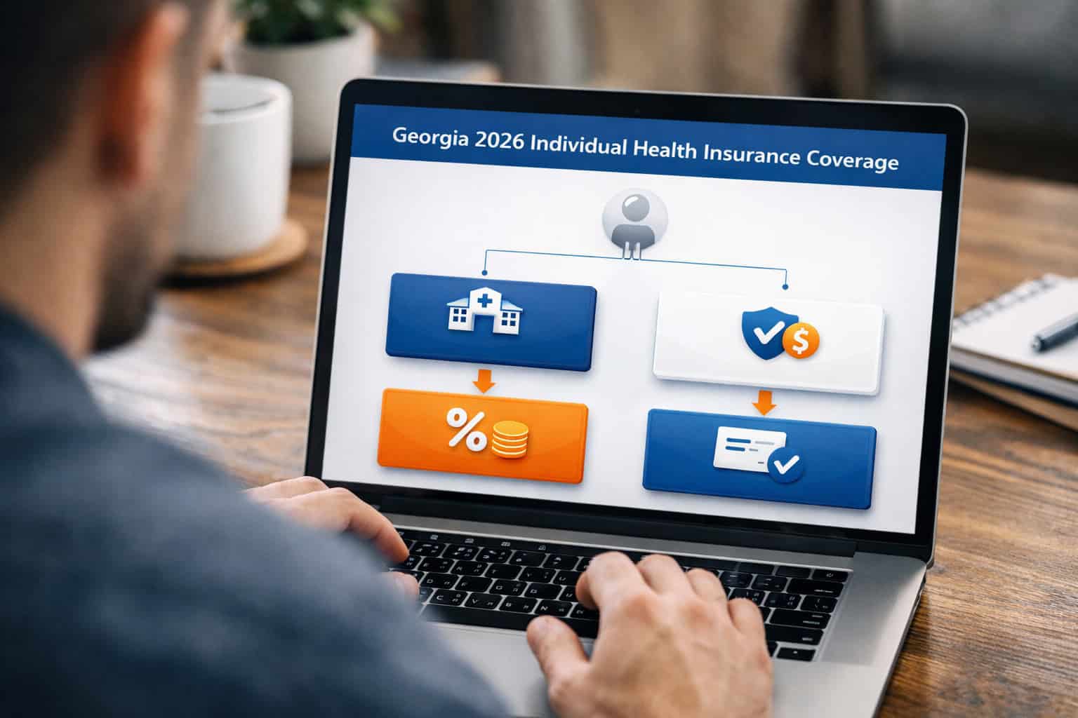 Georgia individual health insurance coverage pathway decision tree statewide 2026