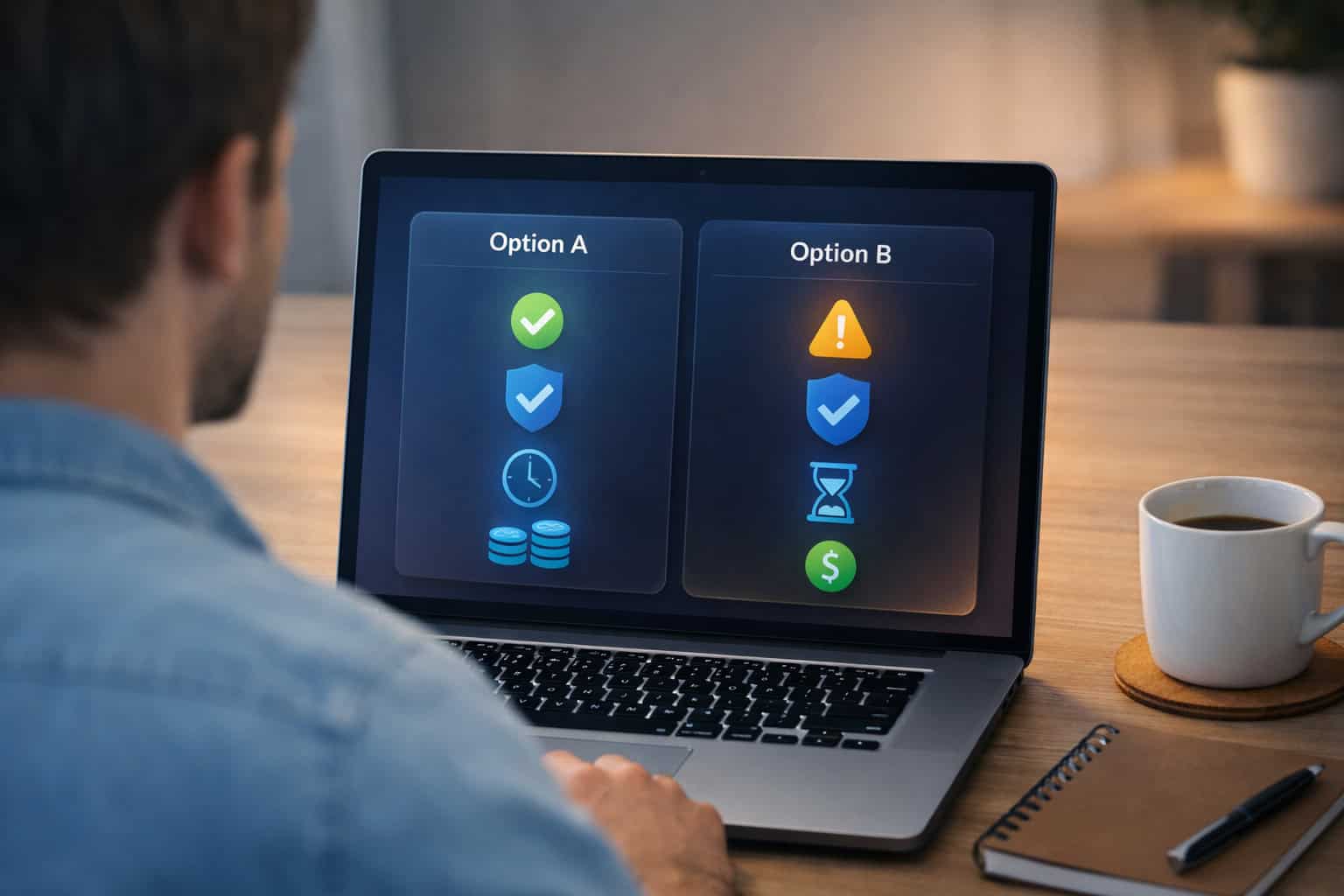 Georgia 2026 short-term vs ACA marketplace plan comparison chart showing premium, coverage, and eligibility differences