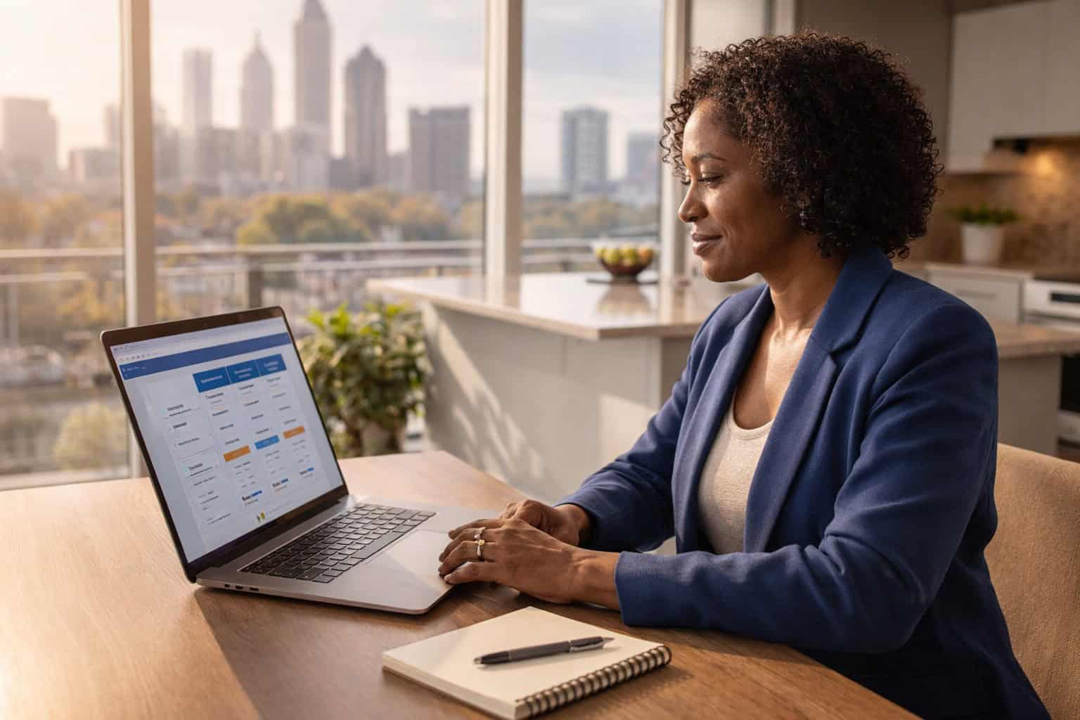 A Georgia resident comparing health insurance carriers available in the Atlanta metro area