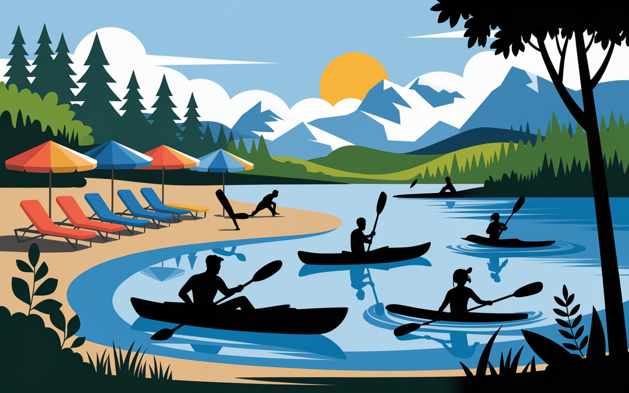 Activités nautiques barrage de Lavalette