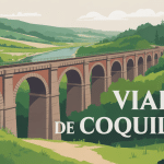 Viaduc de Coquilleau en arches sur vallée verdoyante