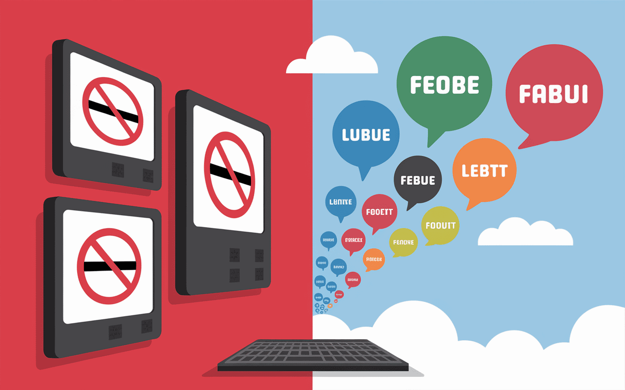 ecrans censure oppose espace liberte expression crowdbunker