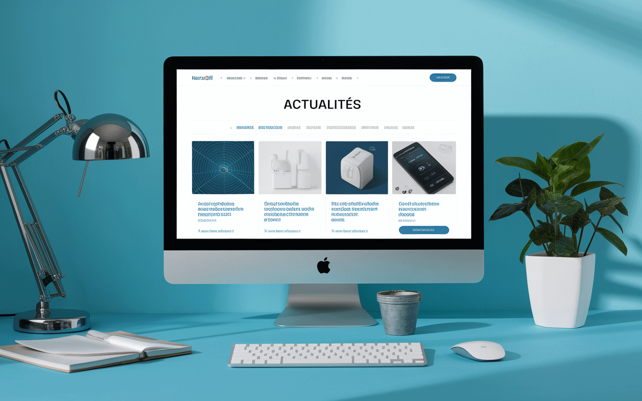 interface site actualites digital-actu.fr ecran ordinateur