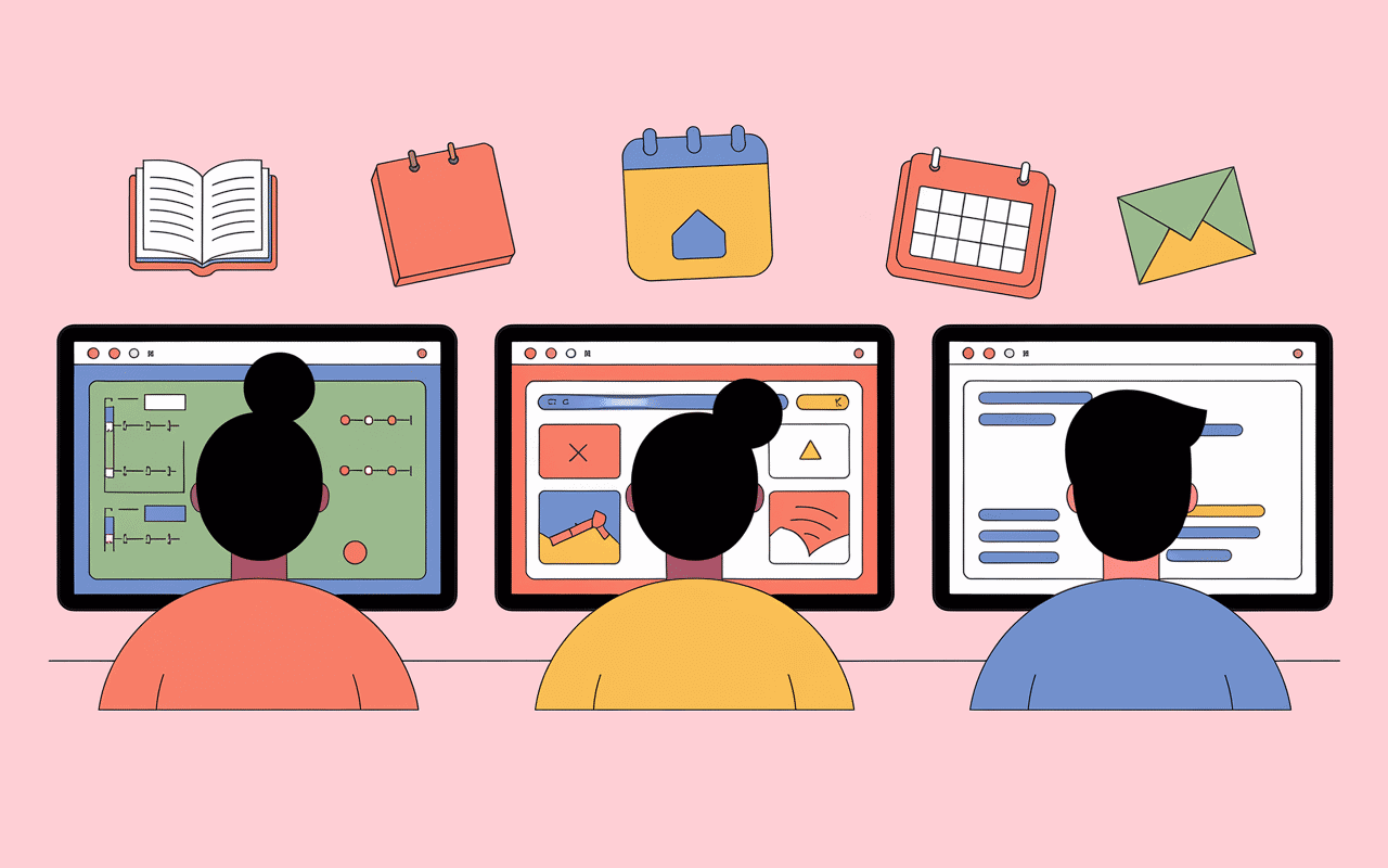 utilisateurs ypareo avec interfaces emploi du temps notes messagerie