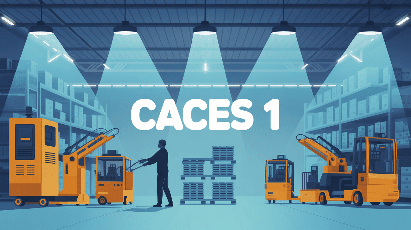 illustration caces 1 entrepôt transpalettes gerbeurs