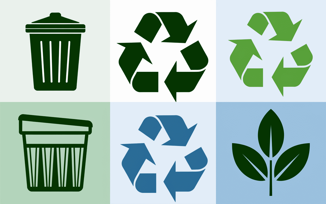 Infographie ppwr quatre piliers reduction recyclabilite plastiques matieres