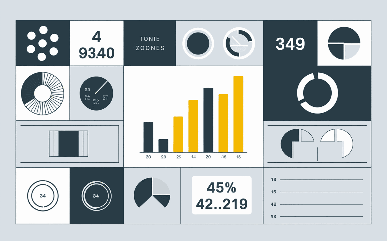 Tableau de bord Slido avec statistiques engagement et graphiques