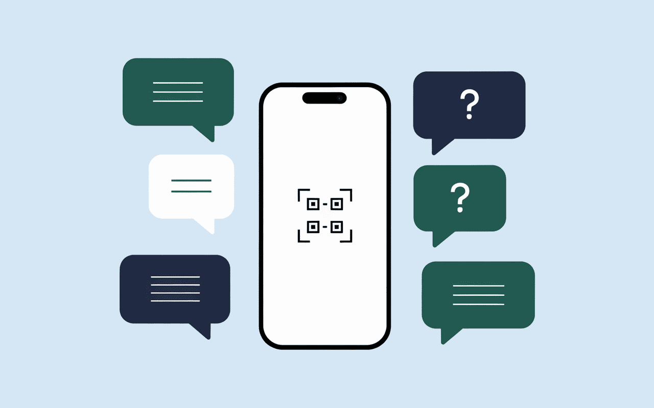 Interface Slido avec connexion smartphone et questions reponses