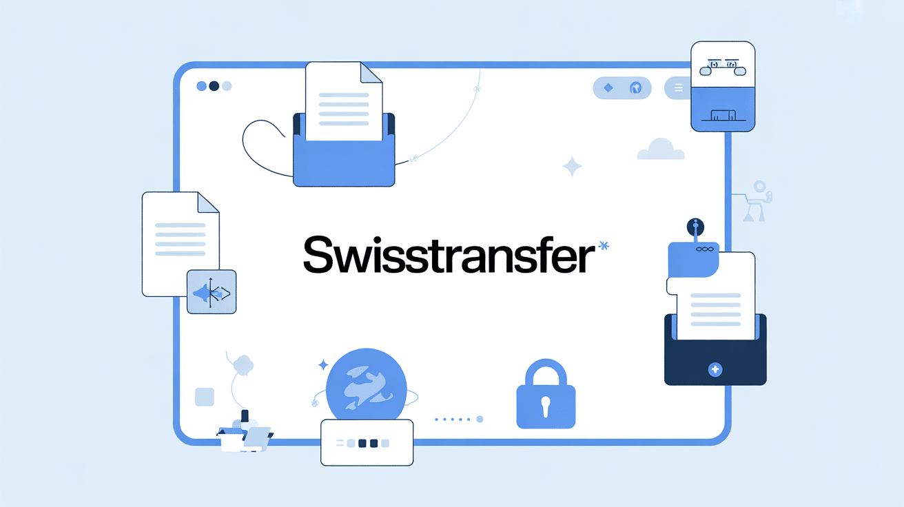 interface swisstransfer transfert fichiers securises