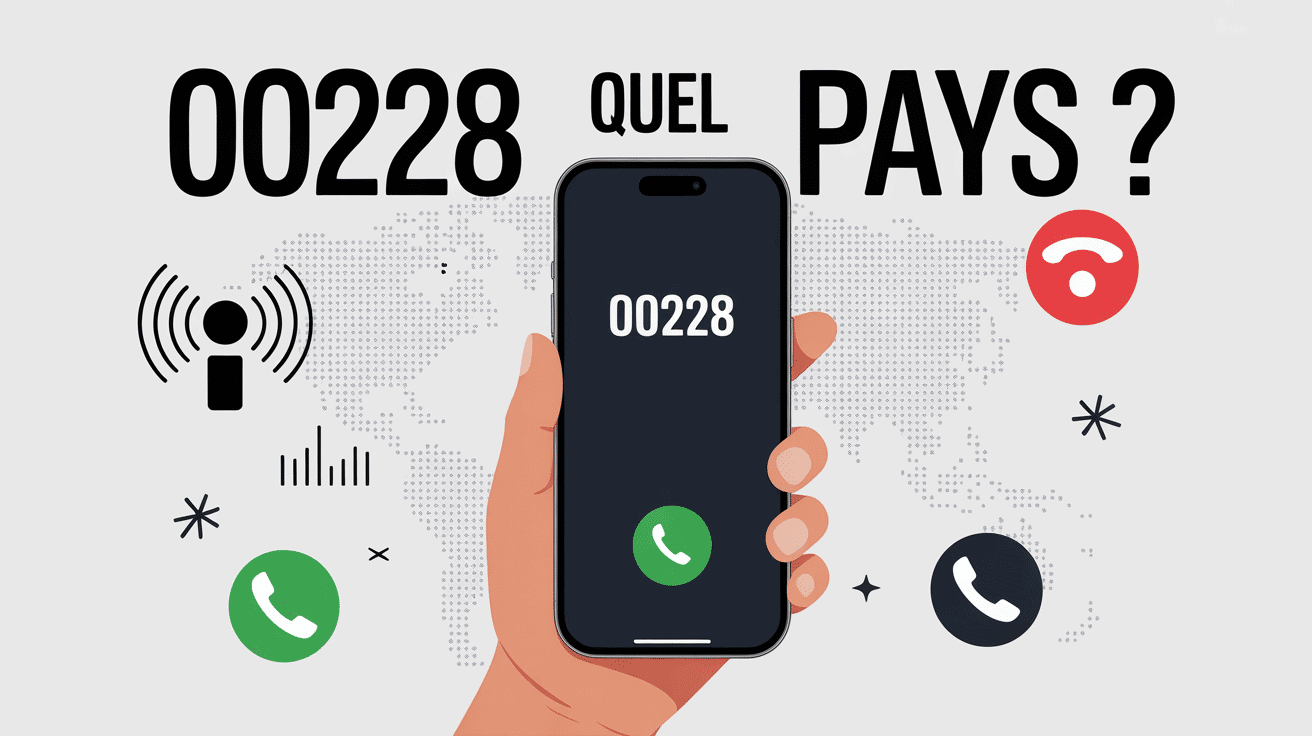 00228 indicatif de quel pays illustration appel international