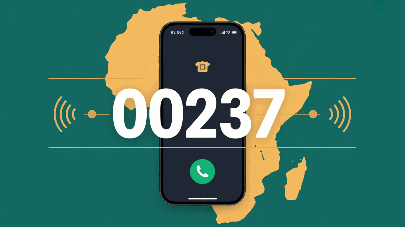 00237 indicatif de quel pays smartphone sur carte Afrique
