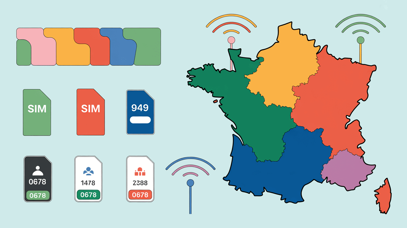 0678 quel opérateur répartition carte SIM antennes France