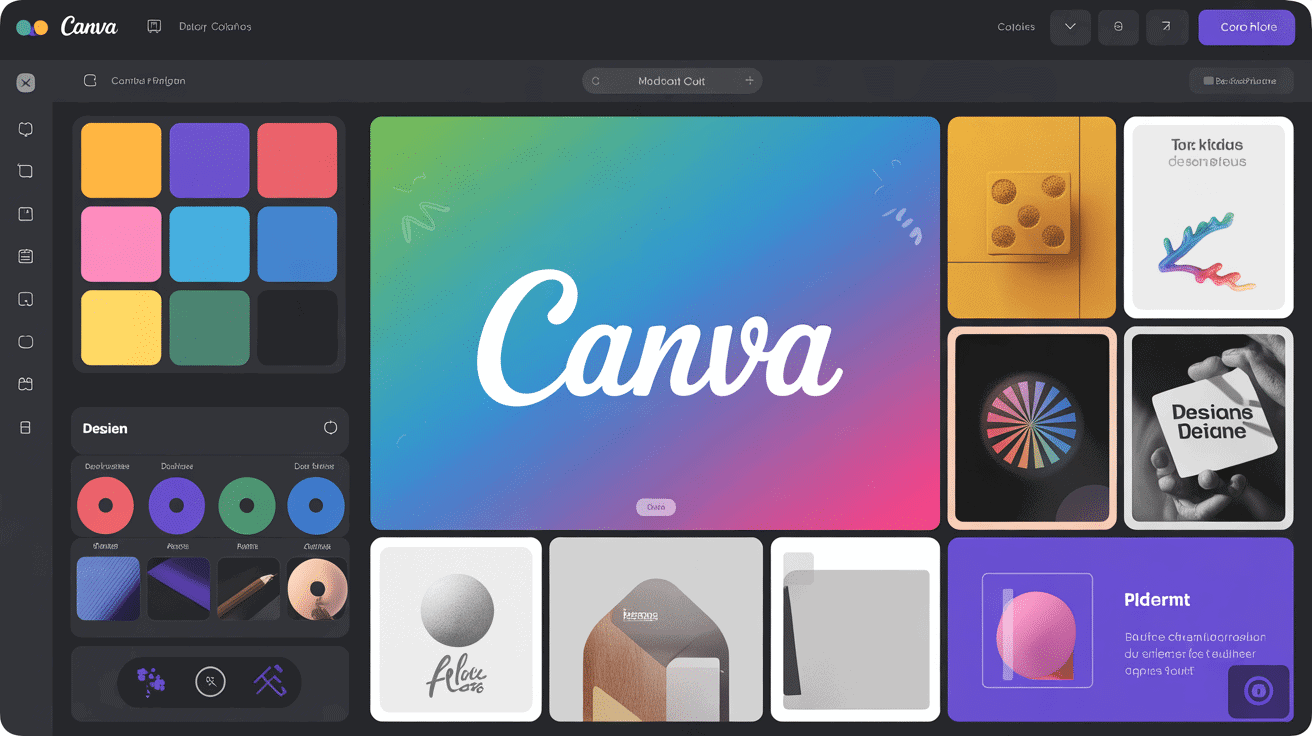 canva c'est quoi interface design graphique moderne sur ordinateur