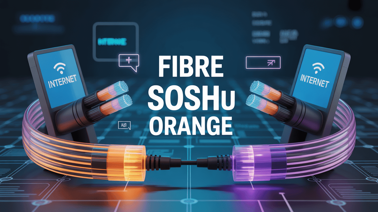 Fibre Sosh ou Orange boitiers connectés fibre optique