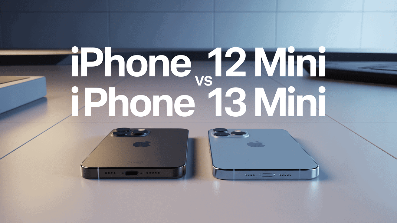 iphone 12 mini vs iphone 13 mini côte à côte