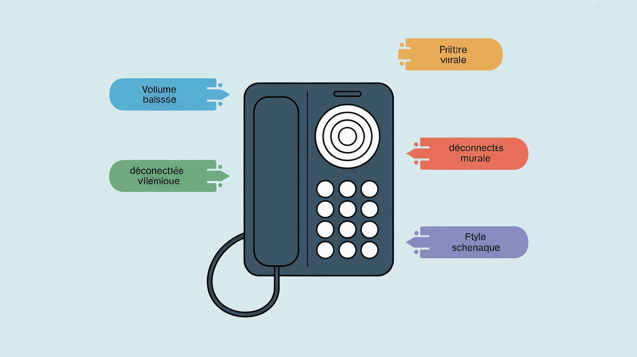 mon telephone fixe ne sonne pas quand on m'appelle vérification volume et câbles