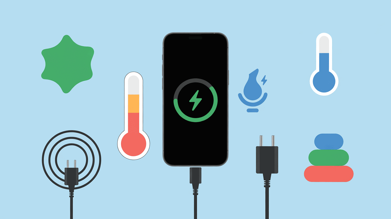 Quand recharger son iPhone, bonnes pratiques température et câble certifié