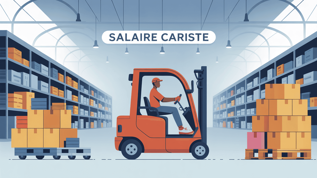 cariste salaire entrepôt moderne chariot élévateur