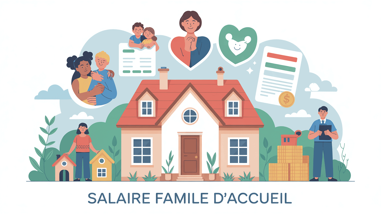 famille d'accueil salaire maison protection argent