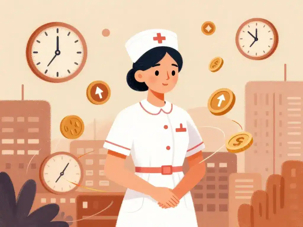 Illustration des variables du salaire puéricultrice