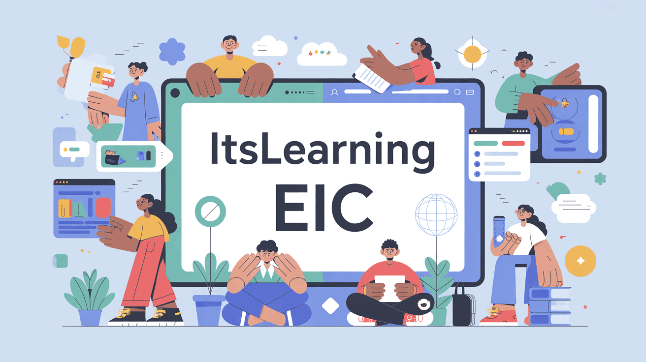 Illustration de l’expérience numérique sur itslearning eic