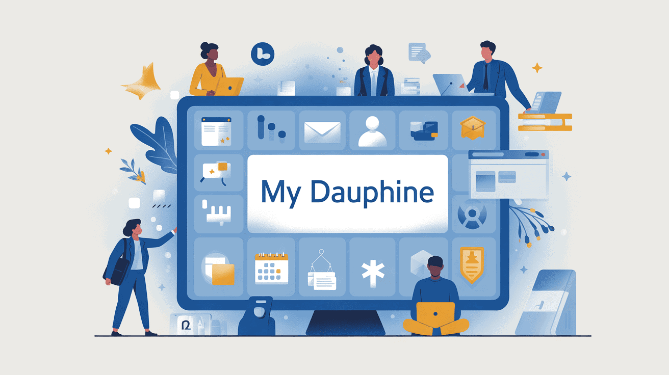My Dauphine portail central étudiants université
