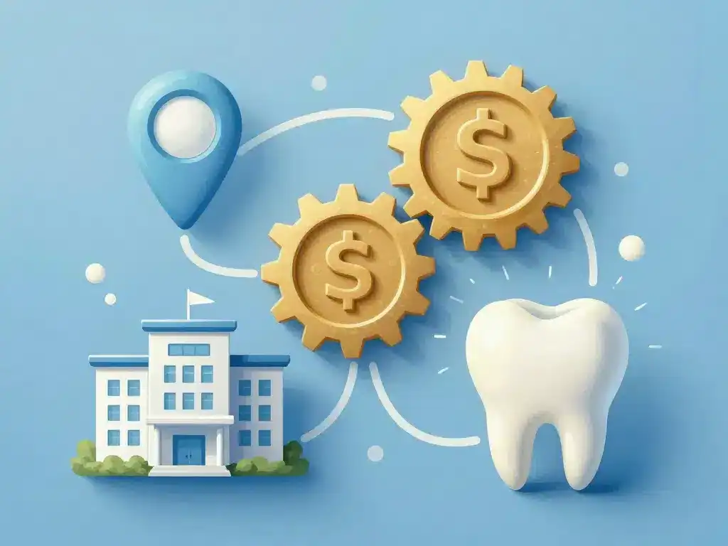 facteurs influençant salaire dentiste France icônes