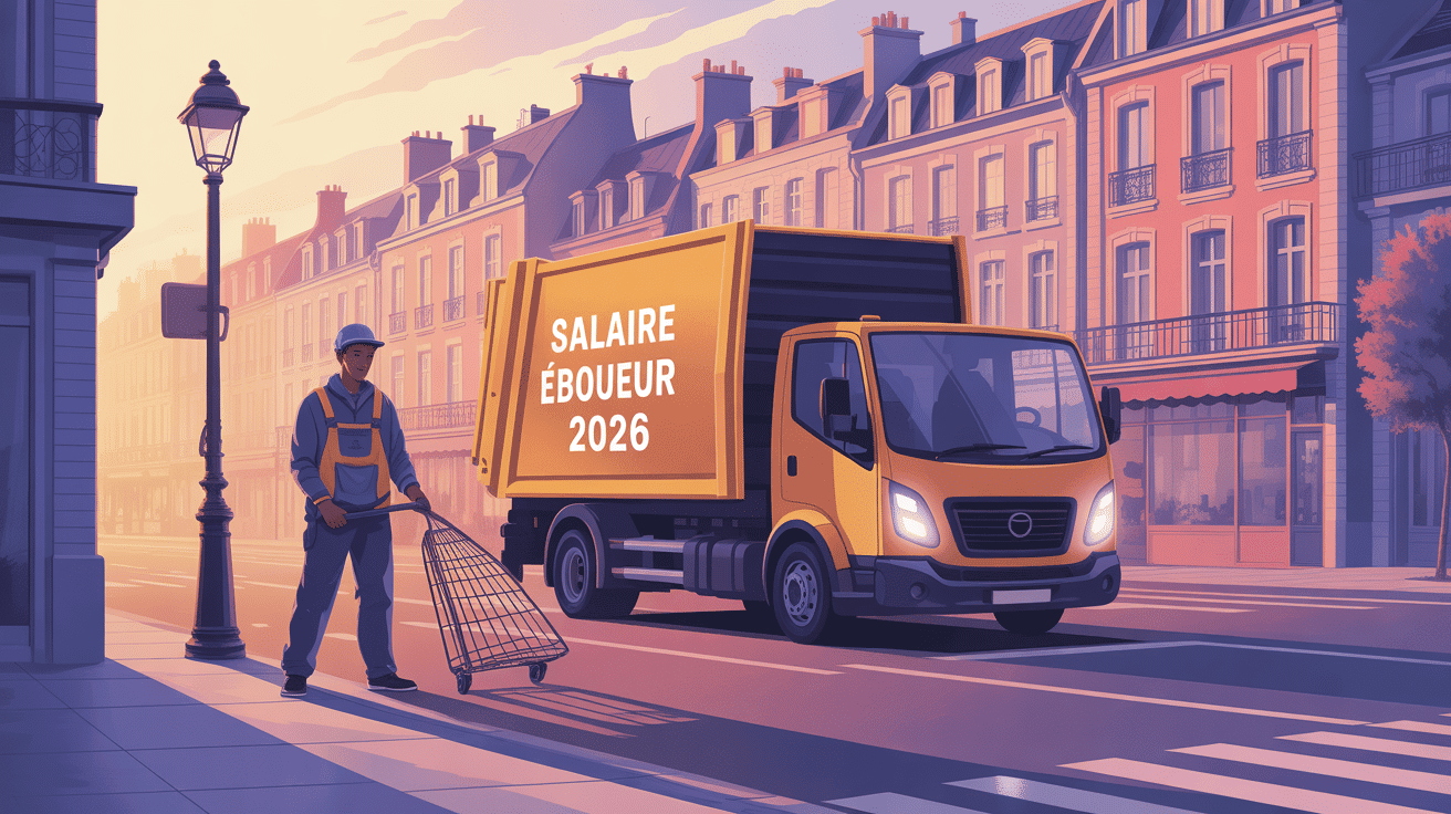 salaire éboueur 2026 image métier éboueur France