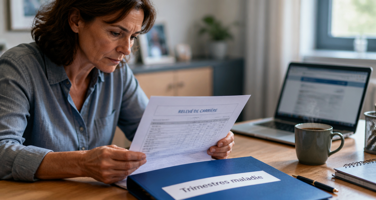 comment compte les trimestres en maladie pour la retraite dossier maladie