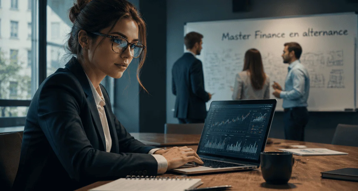 master finance alternance jeune femme réunion
