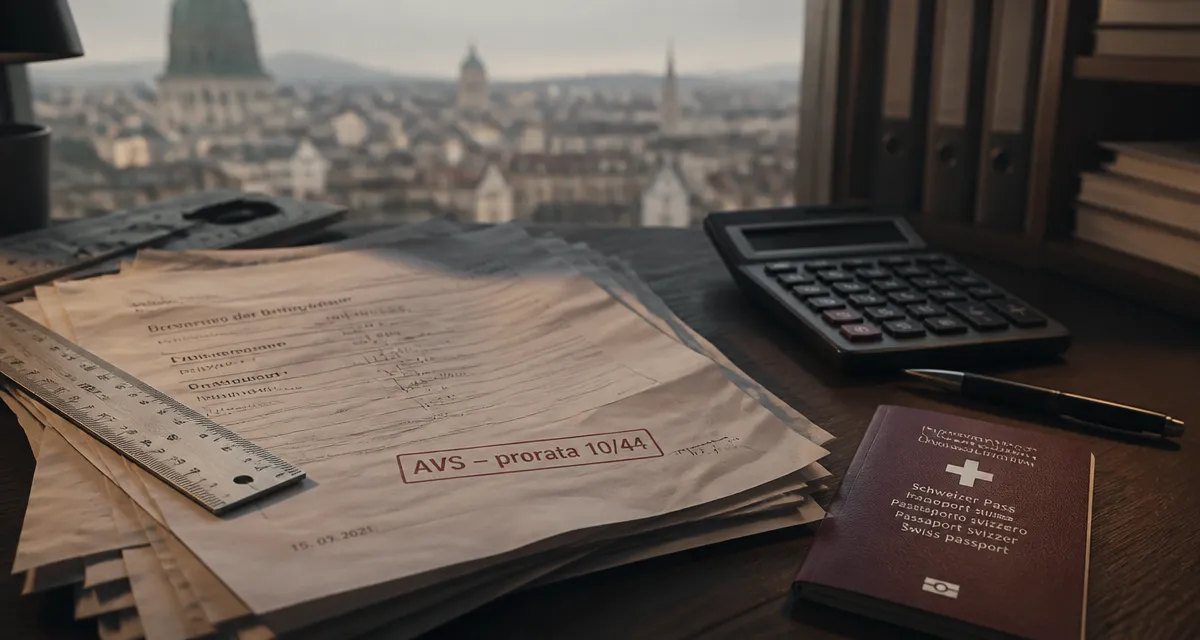 Quelle retraite après 10 ans de travail en Suisse : rente AVS et trimestres français