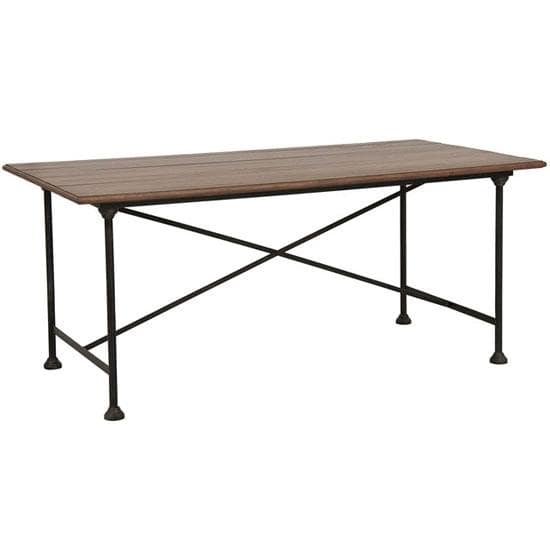 French Wrought Iron Dining Table, Medium - Atelier