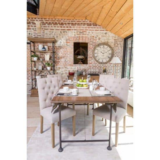 French Wrought Iron Dining Table, Medium - Atelier - Image 2