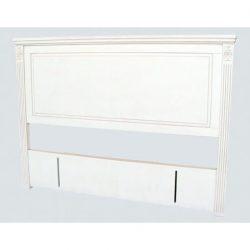 French Queen or King Headboard in Classic White - Headboards