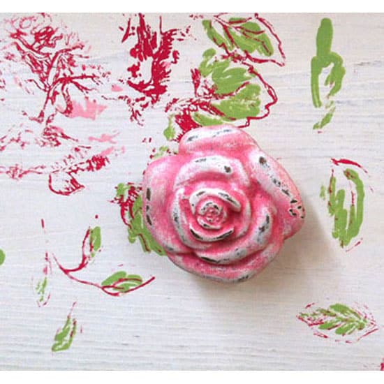 French Hand Painted Dresser with Rose Detailing - Florentine - Image 2