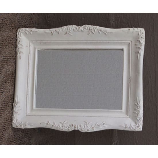 French Small Mirror with Detailing - Romance