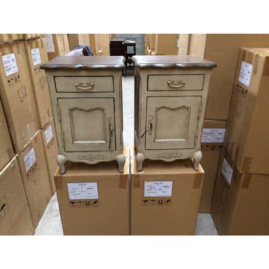 French Bedside Table, Right Opening - Chateau - Image 2