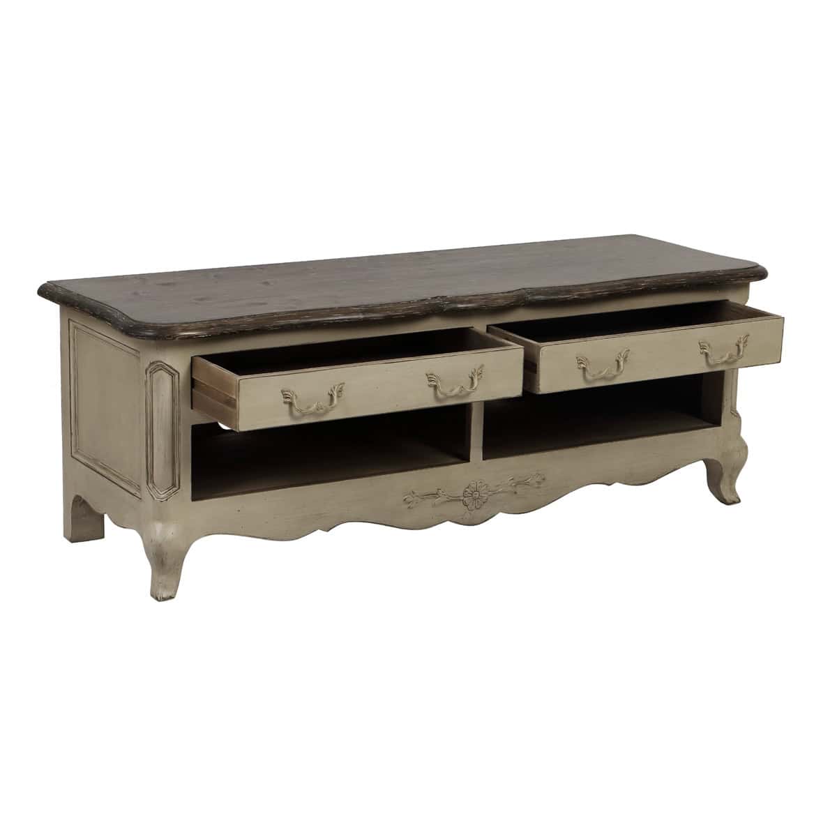 French Style Media Cabinet - Chateau - Image 5