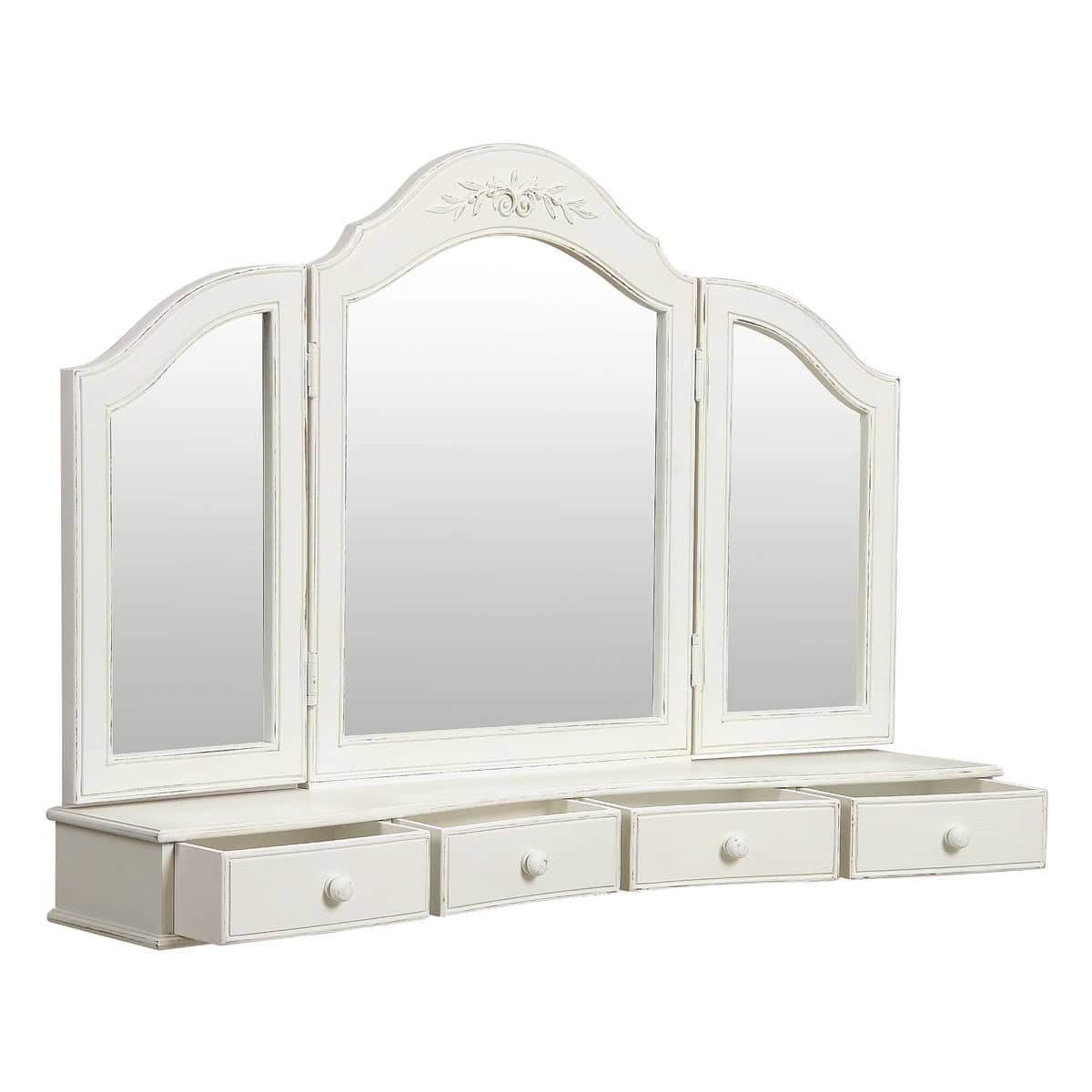 French Three Pane Vanity Mirror - Romance - Image 6