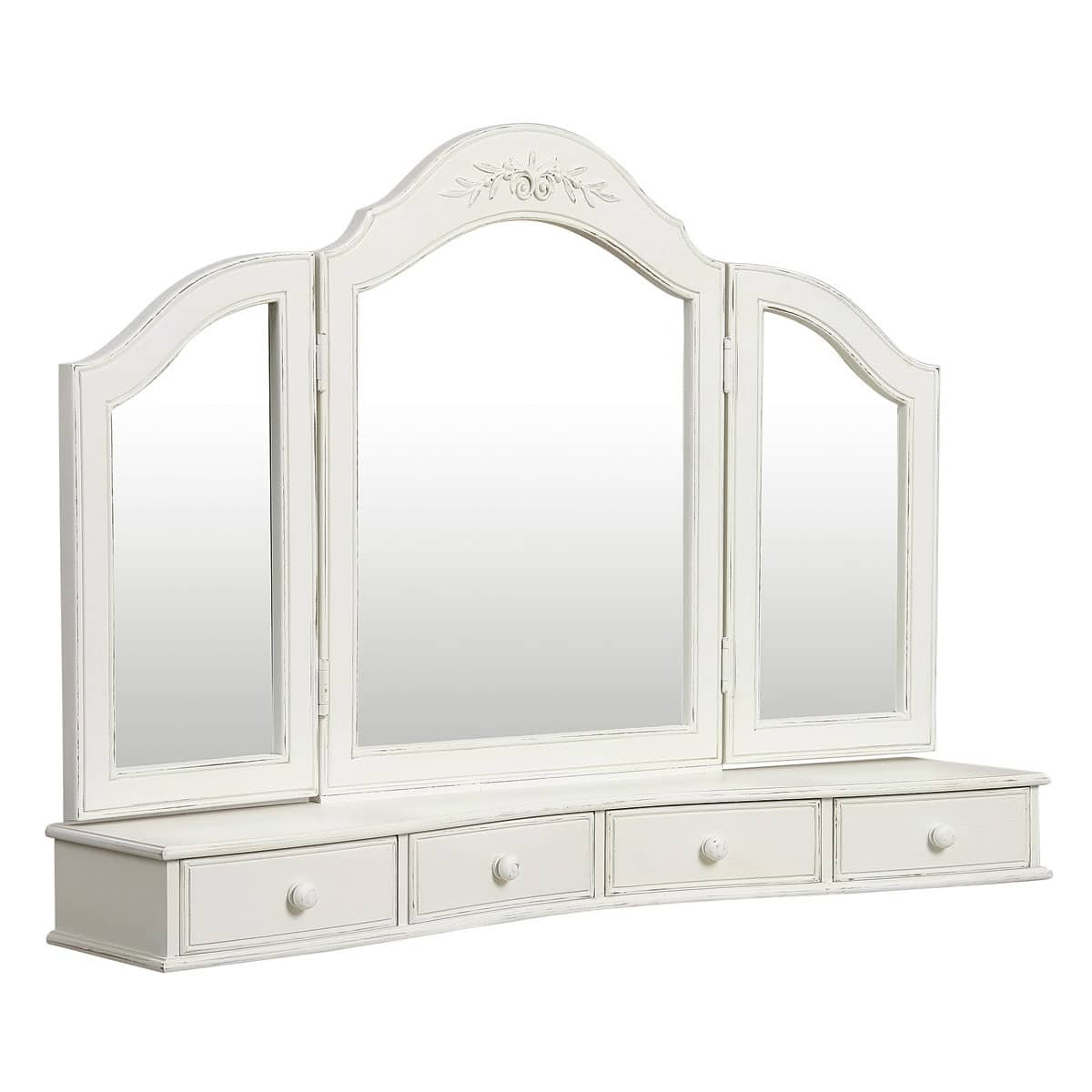 French Three Pane Vanity Mirror - Romance - Image 5