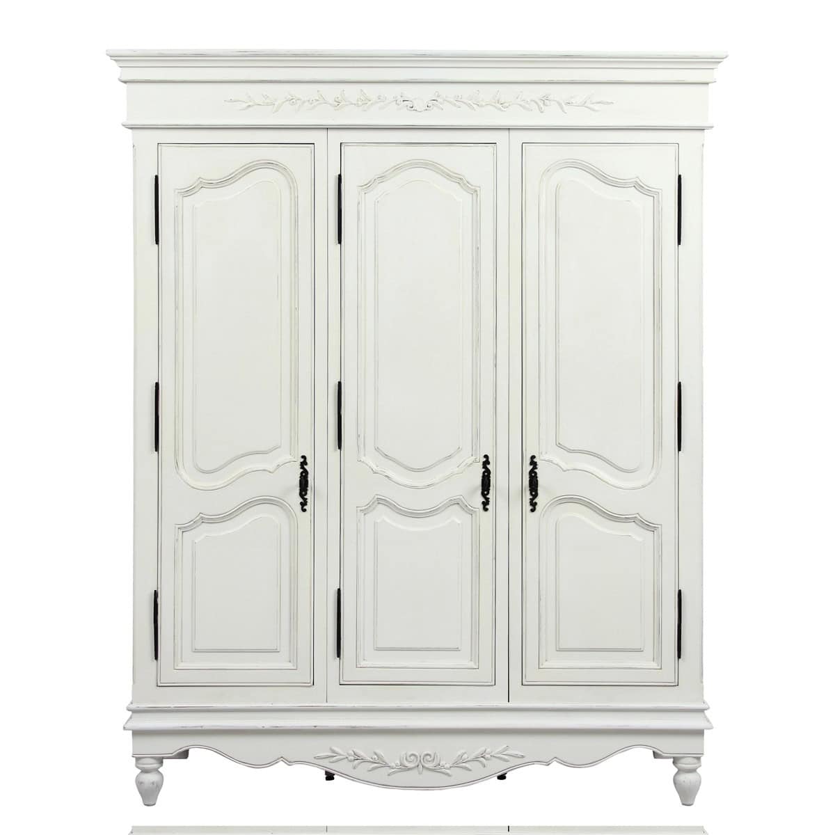 French 3 Door Wardrobe – Romance - Image 2
